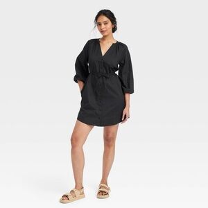 a new day Black Mini Dress
